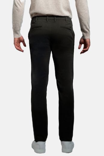 Imagen de Chino casual trousers in twill cotton, solid color, regular fit.