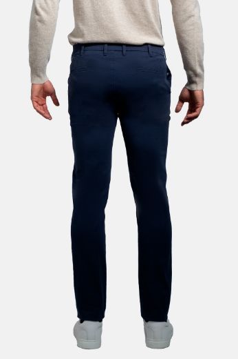 Imagen de Chino casual trousers in twill cotton, solid color, regular fit.