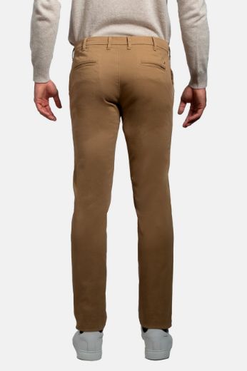 Imagen de Chino casual trousers in twill cotton, solid color, regular fit.