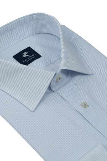 Imagen de CAMISA CLÁSICA DE TWILL LISO CUELLO ITALIANO