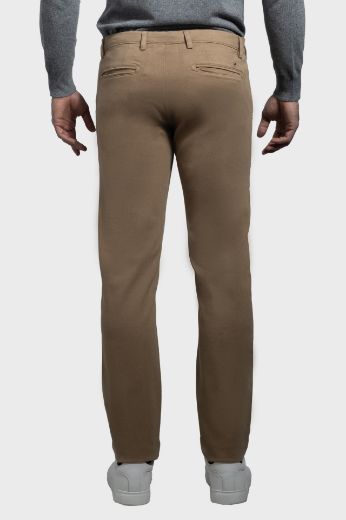 Imagen de pantalón chino de tejido canvas teñido